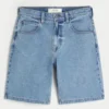 Medium Wash Baggy Denim Shorts Medium Wash Baggy Denim Shorts