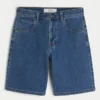 Medium Wash Baggy Denim Shorts Medium Wash Baggy Denim Shorts