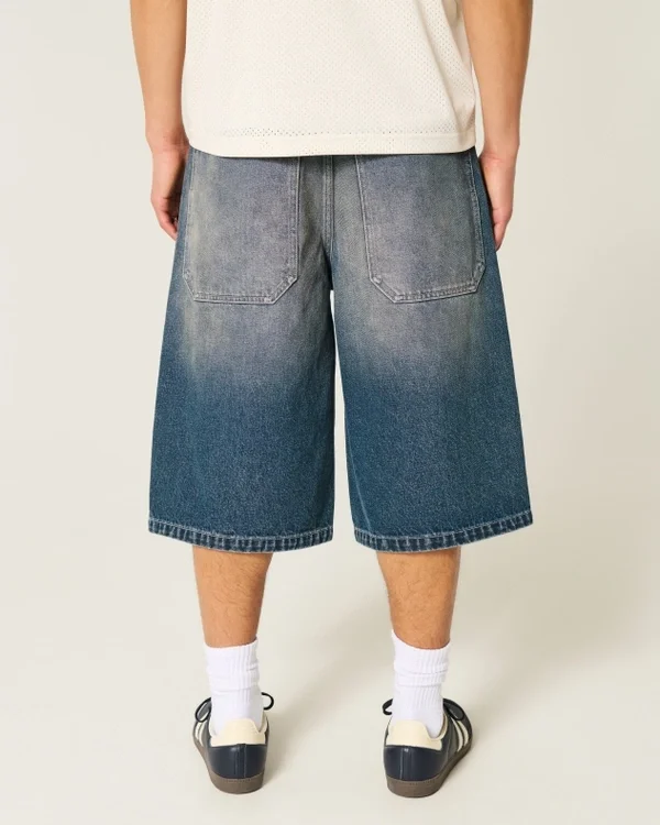 Medium Wash Denim Half Pants Medium Wash Denim Half Pants