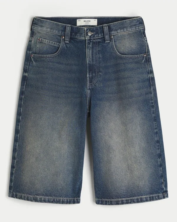 Medium Wash Denim Half Pants Medium Wash Denim Half Pants