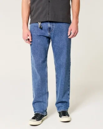 Medium Wash Loose Jeans