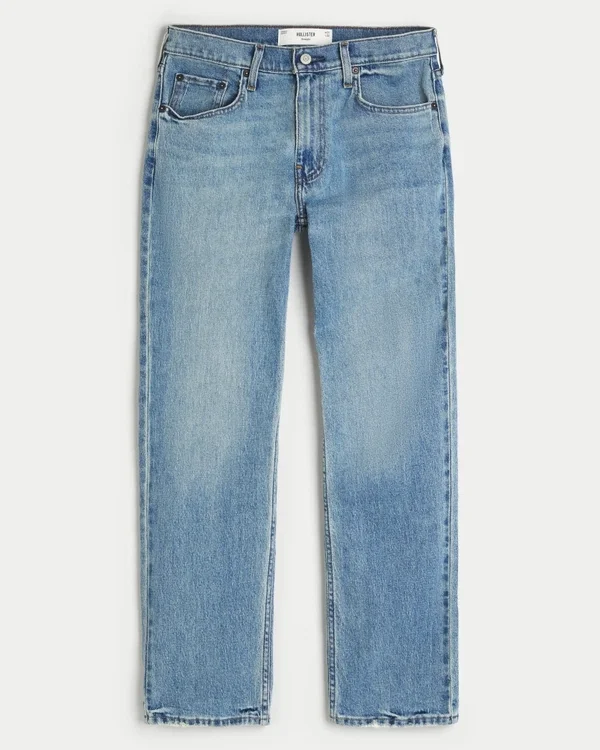 Medium Wash Straight Jeans Medium Wash Straight Jeans