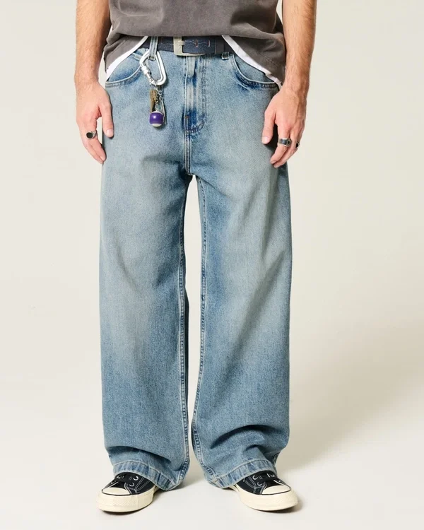 Medium Wash Super Baggy Jeans Medium Wash Super Baggy Jeans