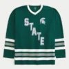 Michigan State University Spartans Graphic Hockey Jersey