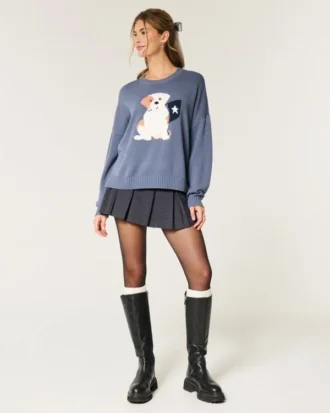 Mid-Rise Pleated Mini Skort Mid-Rise Pleated Mini Skort