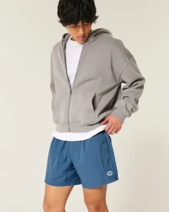 Mid-Thigh Baggy Soccer Shorts