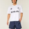 Mid-Thigh Baggy Soccer Shorts