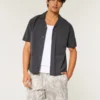 Mid-Thigh Camo Loose Fleece Shorts