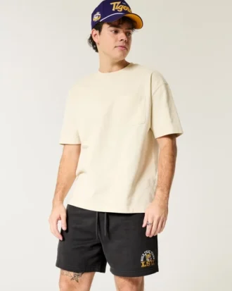 Mid-Thigh Fleece LSU Tigers Graphic Shorts