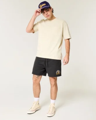 Mid-Thigh Fleece LSU Tigers Graphic Shorts