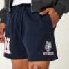 Mid-Thigh Fleece UConn Huskies Graphic Shorts