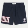 Mid-Thigh Fleece UConn Huskies Graphic Shorts