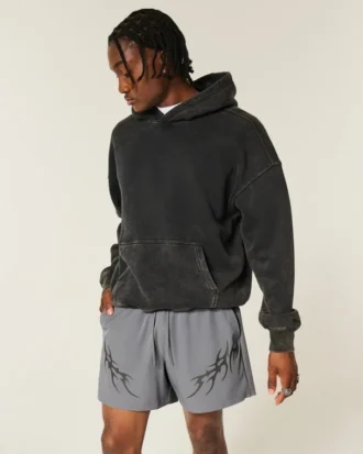 Mid-Thigh Graphic Active Shorts