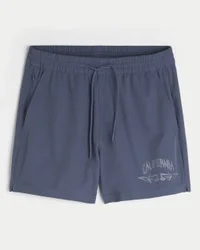 Mid-Thigh Graphic Active Shorts