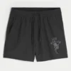 Mid-Thigh Graphic Active Shorts