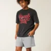 Mid-Thigh Knit Logo Soccer Shorts