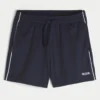 Mid-Thigh Knit Logo Soccer Shorts