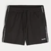Mid-Thigh Knit Logo Soccer Shorts