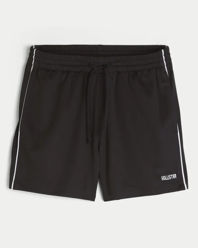 Mid-Thigh Knit Logo Soccer Shorts