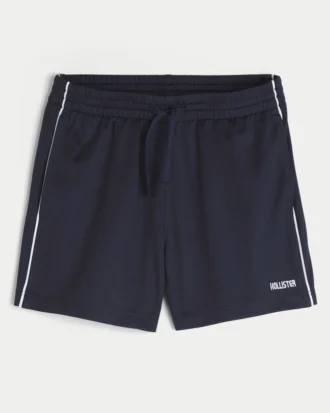 Mid-Thigh Knit Logo Soccer Shorts