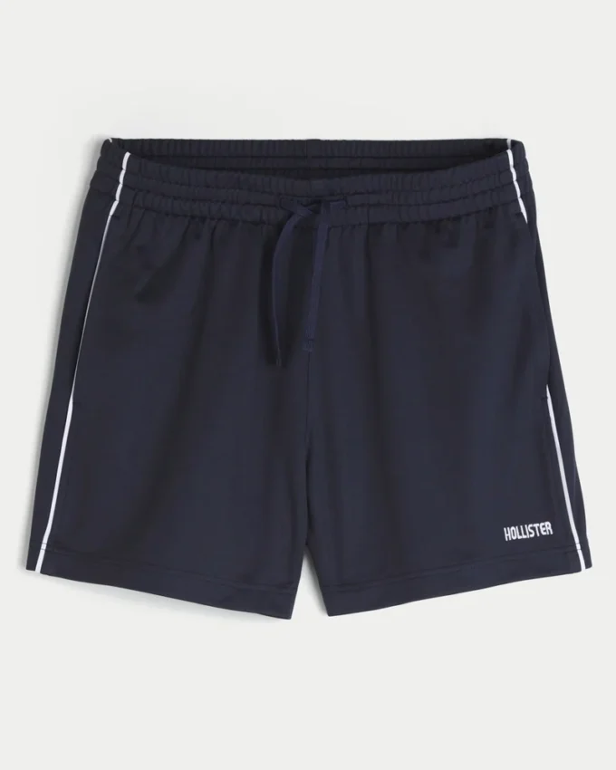 Mid-Thigh Knit Logo Soccer Shorts