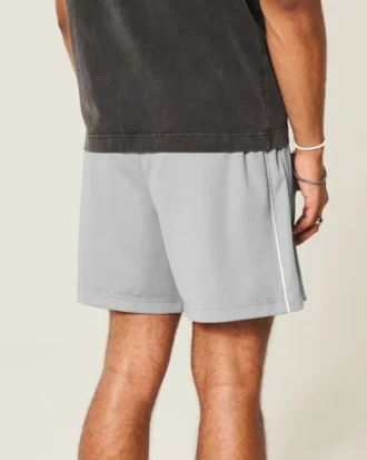Mid-Thigh Knit Logo Soccer Shorts