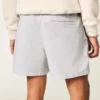 Mid-Thigh Linen-Blend Pull-On Shorts