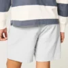 Mid-Thigh Linen-Blend Pull-On Shorts
