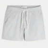 Mid-Thigh Linen-Blend Shorts