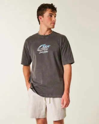 Mid-Thigh Linen-Blend Shorts