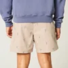 Mid-Thigh Lobster Pattern Pull-On Shorts