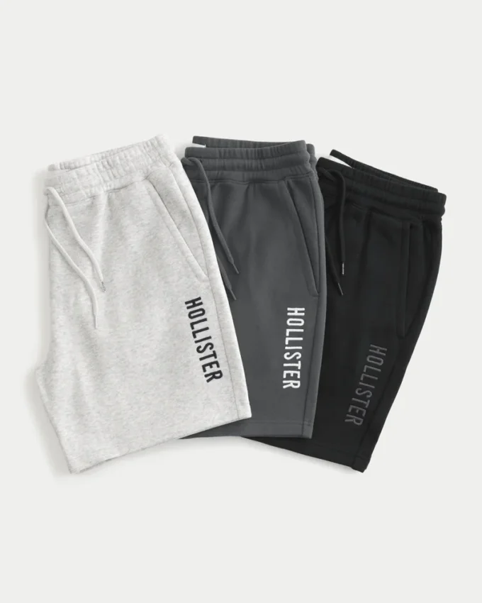 Mid-Thigh Logo Shorts 3-Pack