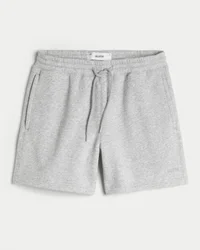 Mid-Thigh Loose Fleece Shorts