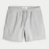 Mid-Thigh Loose Fleece Shorts