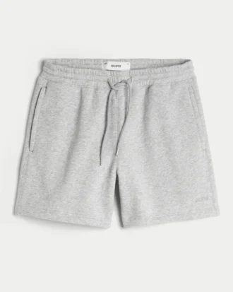 Mid-Thigh Loose Fleece Shorts