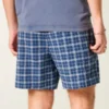 Mid-Thigh Seersucker Pull-On Shorts