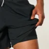Mid-Thigh Seersucker Volley Swim Trunks