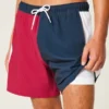 Mid-Thigh Seersucker Volley Swim Trunks Mid-Thigh Seersucker Volley Swim Trunks