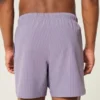 Mid-Thigh Seersucker Volley Swim Trunks