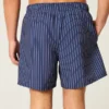 Mid-Thigh Seersucker Volley Swim Trunks