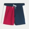 Mid-Thigh Seersucker Volley Swim Trunks Mid-Thigh Seersucker Volley Swim Trunks