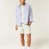 Mid-Thigh Twill Pull-On Shorts