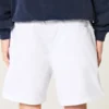 Mid-Thigh Twill Pull-On Shorts