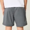 Mid-Thigh Twill Pull-On Shorts