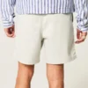 Mid-Thigh Twill Pull-On Shorts