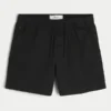 Mid-Thigh Twill Pull-On Shorts