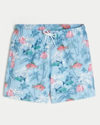 Mid-Thigh Volley Swim Trunks Mid-Thigh Volley Swim Trunks