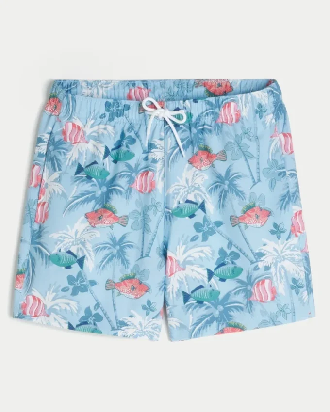 Mid-Thigh Volley Swim Trunks