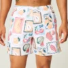 Mid-Thigh Volley Swim Trunks