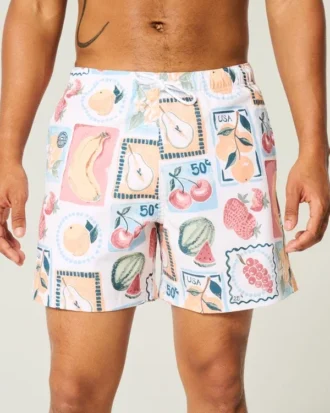 Mid-Thigh Volley Swim Trunks